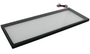Balda iluminada y cristal templado